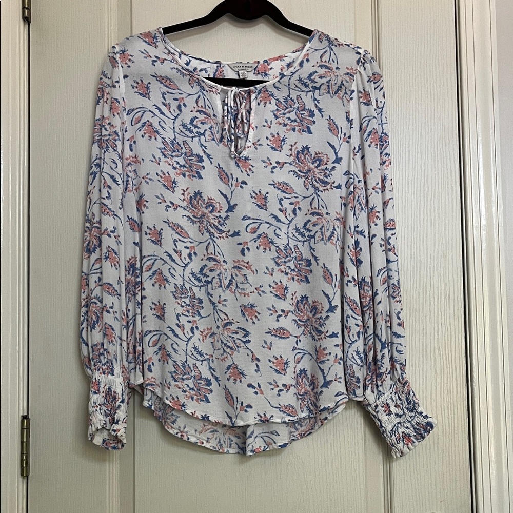 Lucky brand - floral blouse